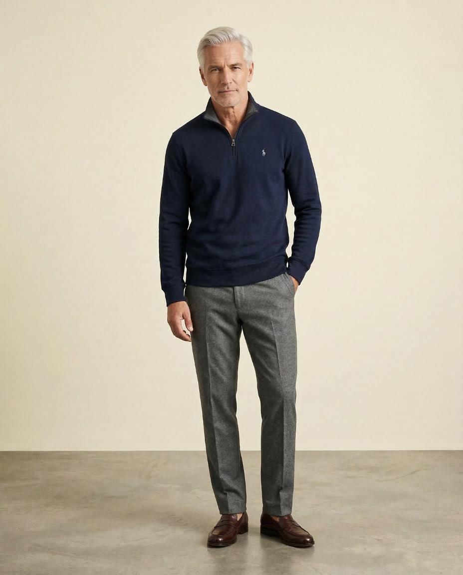 RL Classic Luxury Half-Zip