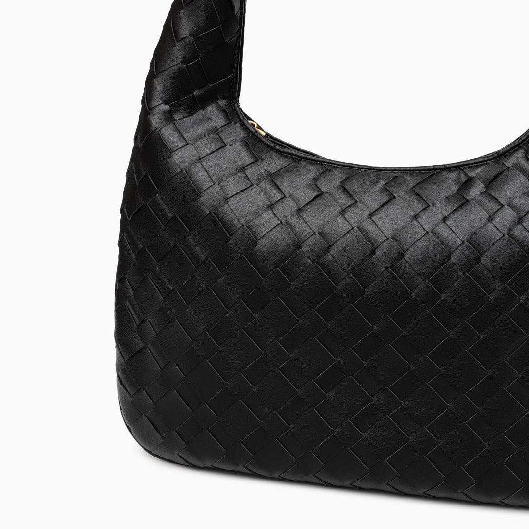 Elise Woven Shoulder Bag