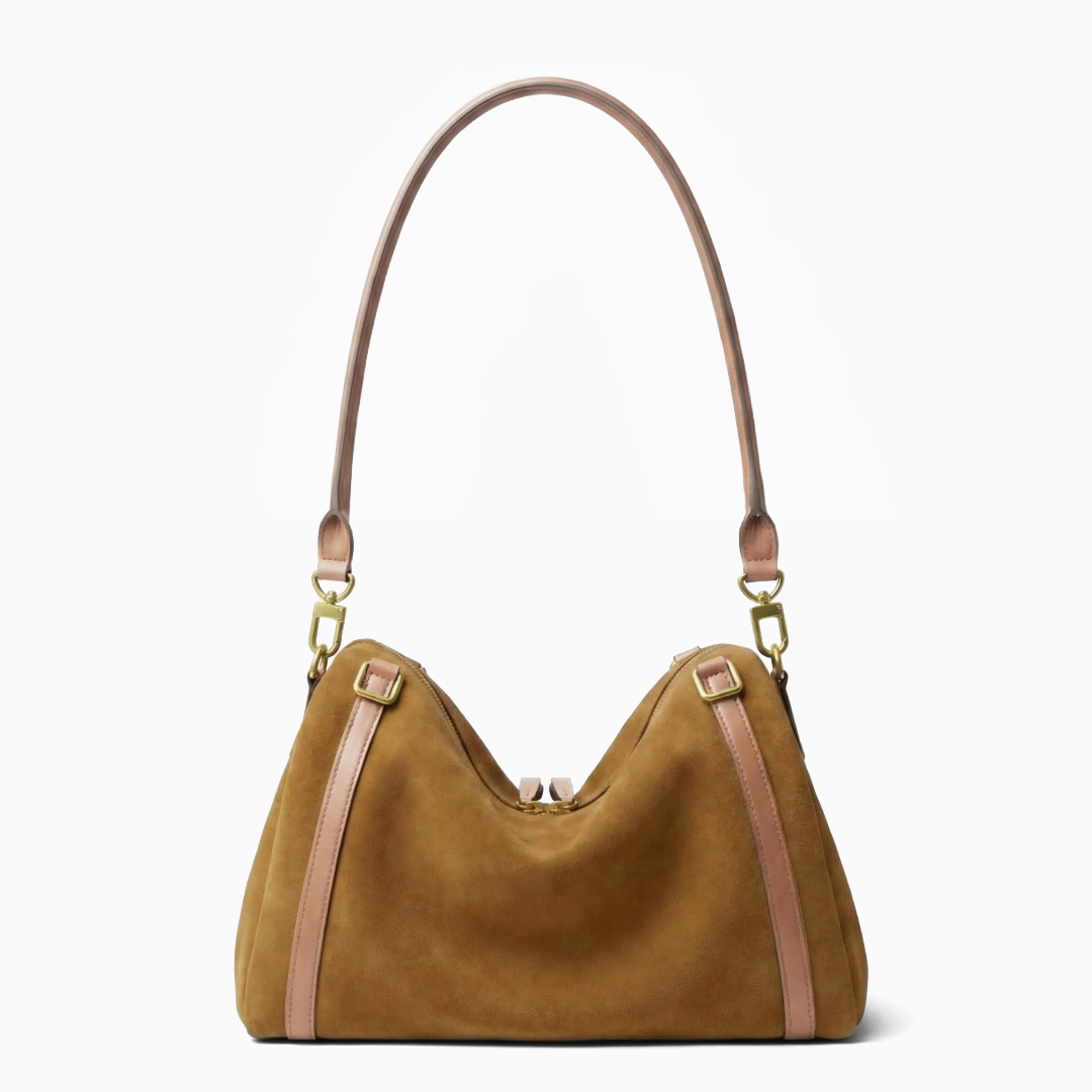 Voyageur Suede Shoulder Bag