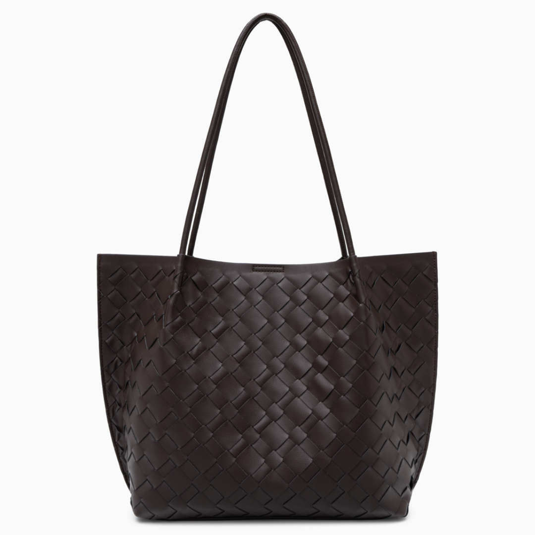Mila Woven Shoulder Bag