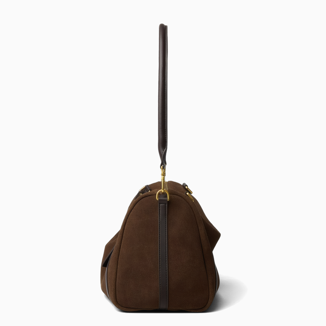 Voyageur Suede Shoulder Bag