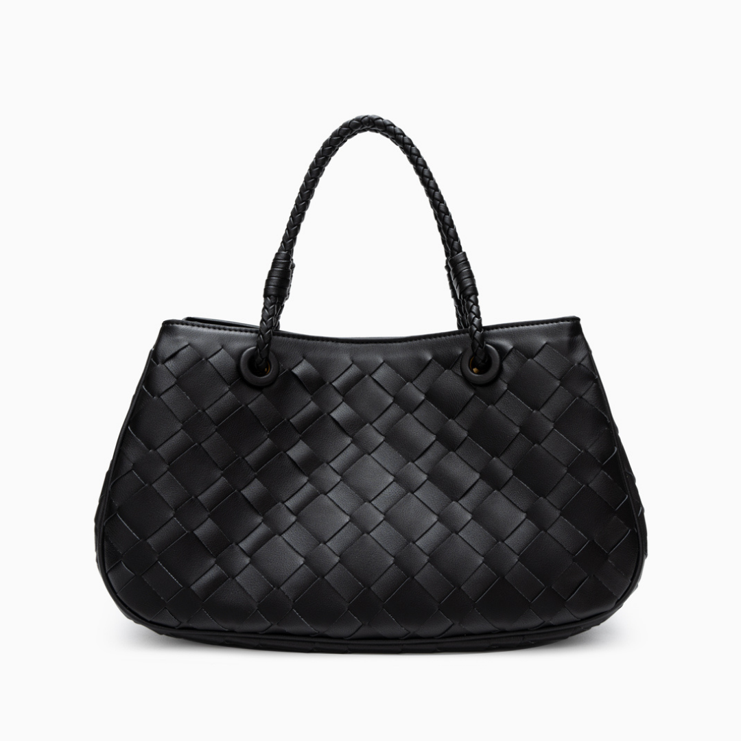 Noire Weave Shoulder Bag