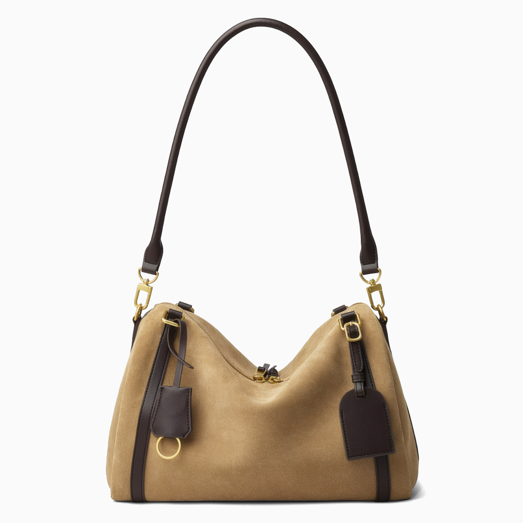Voyageur Suede Shoulder Bag