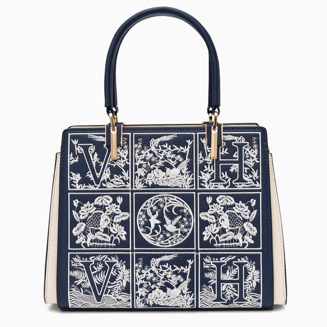 VH Embroidery Medium Tote Bag
