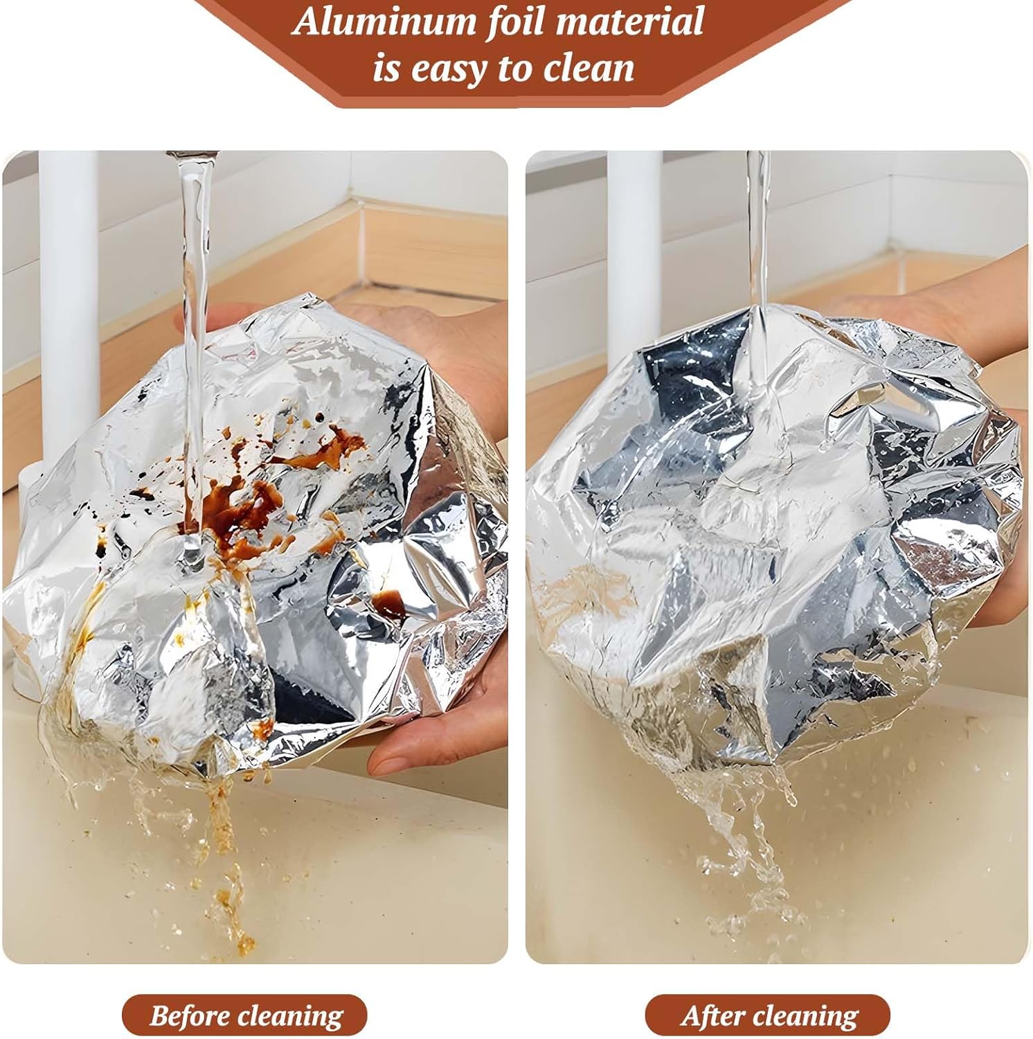 š²š„ Home dining table & food container aluminum foil heat-retaining cover