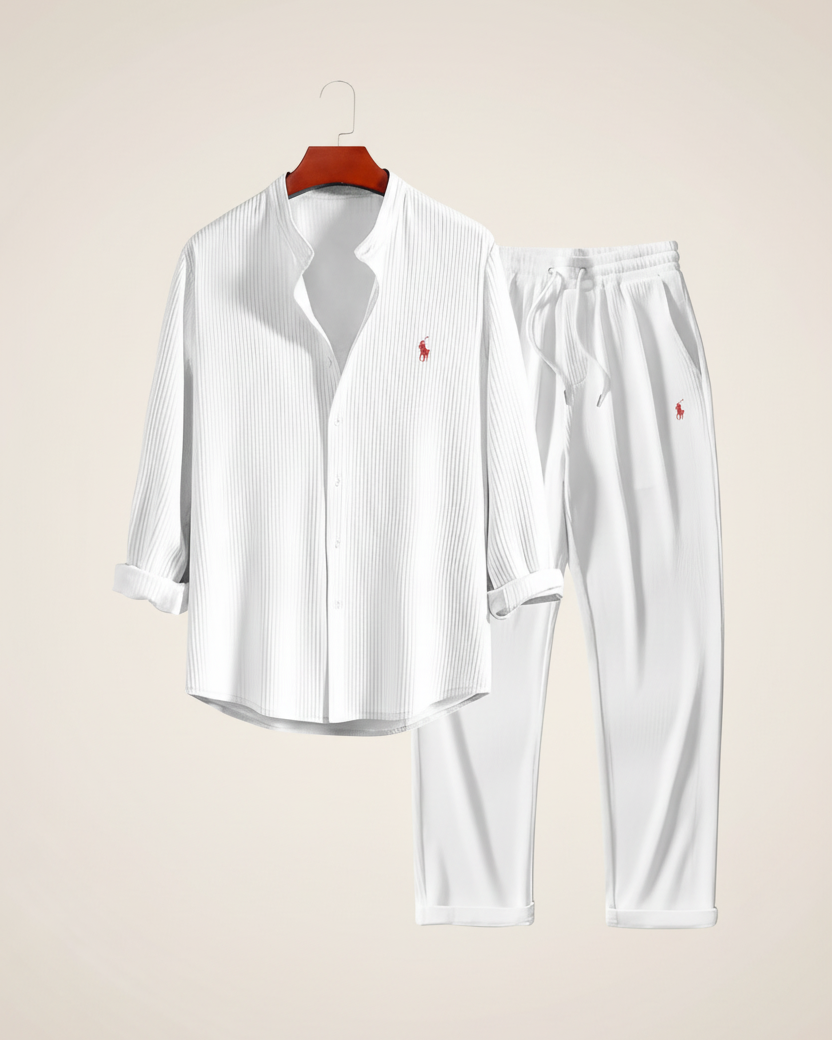 RL 'Amalfi' Resort Set - Premium Linen-Blend Duo