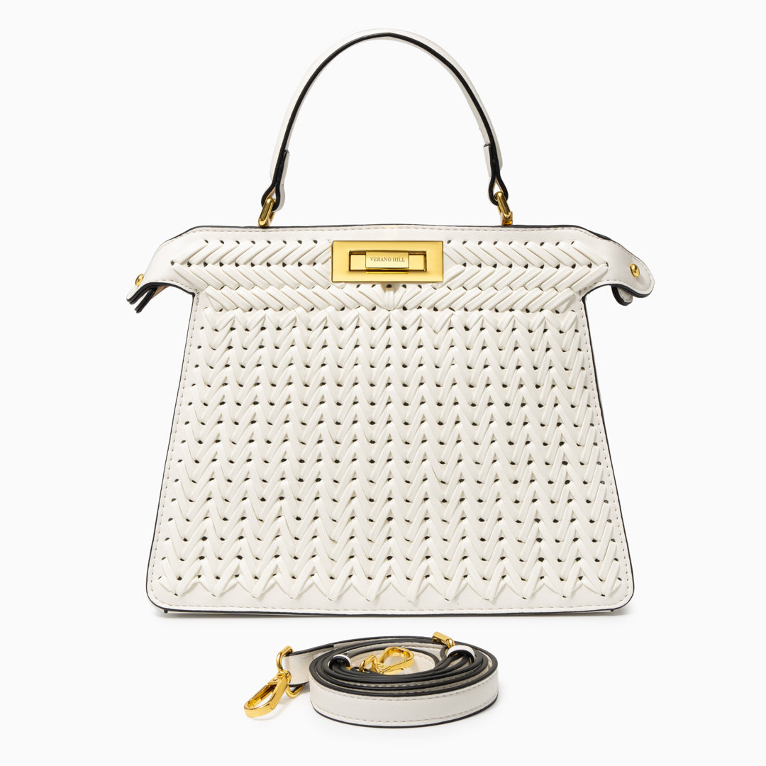 Dionne Woven Handbag