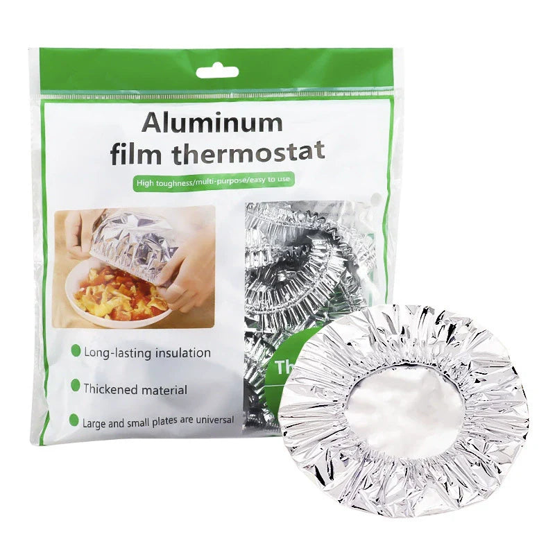 š²š„ Home dining table & food container aluminum foil heat-retaining cover