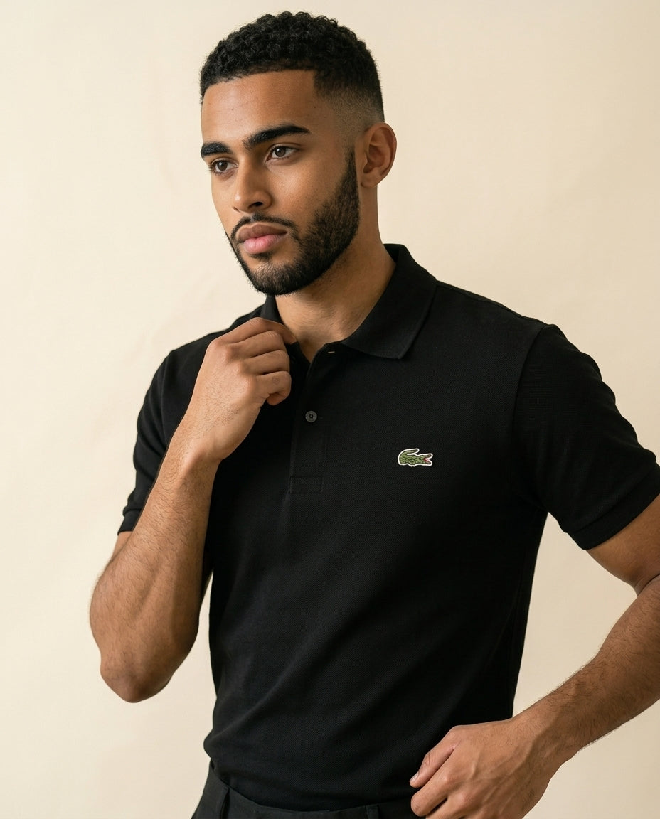 LC Classic Piqué Polo Noir