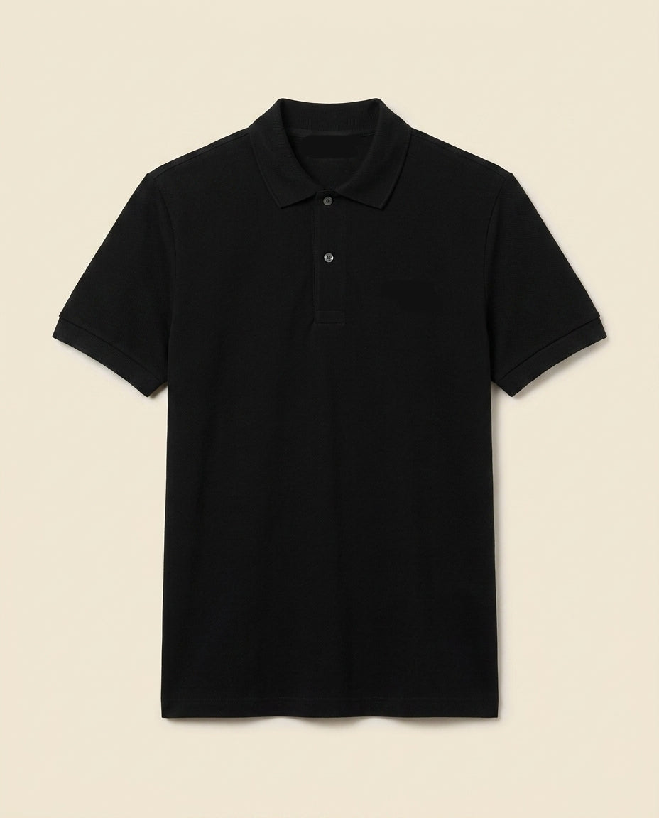 LC Classic Piqué Polo Noir