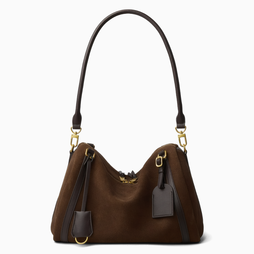 Voyageur Suede Shoulder Bag