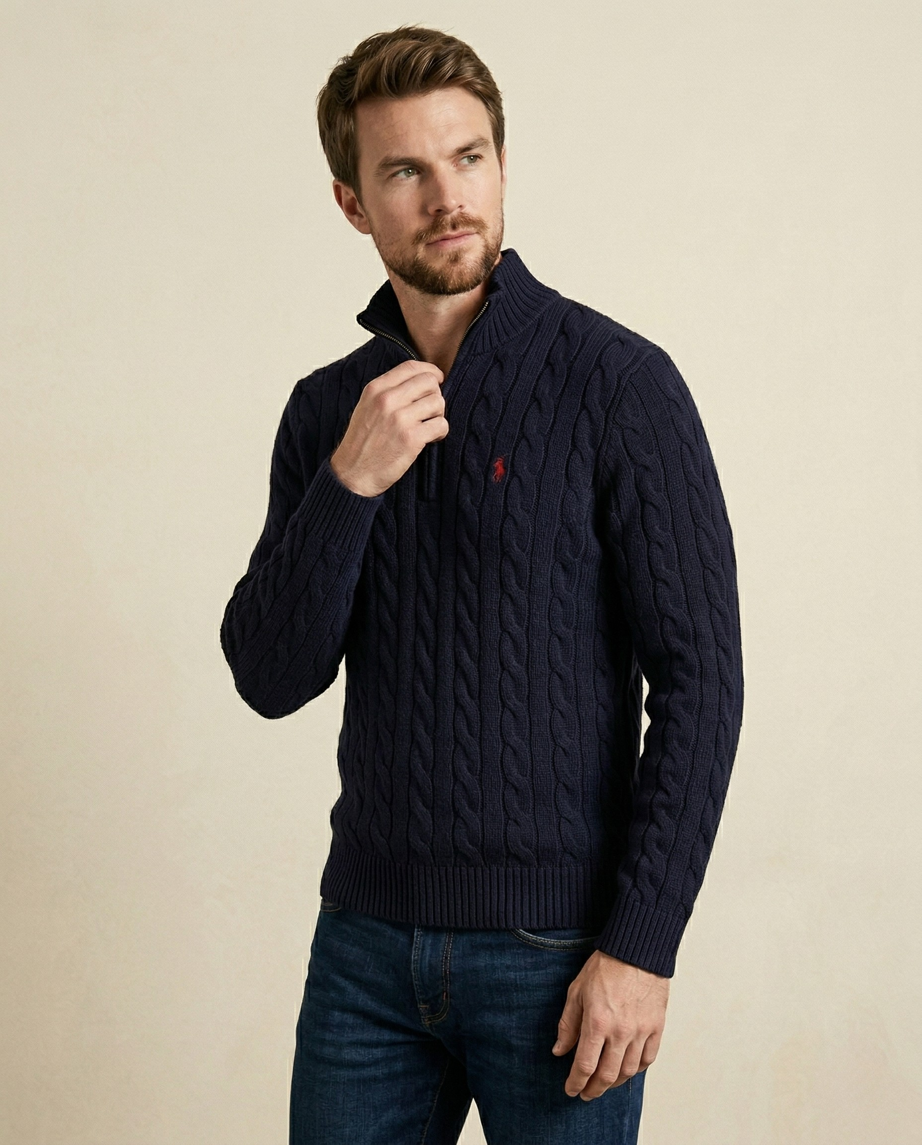 RL Timeless Fireside Textured Sweater