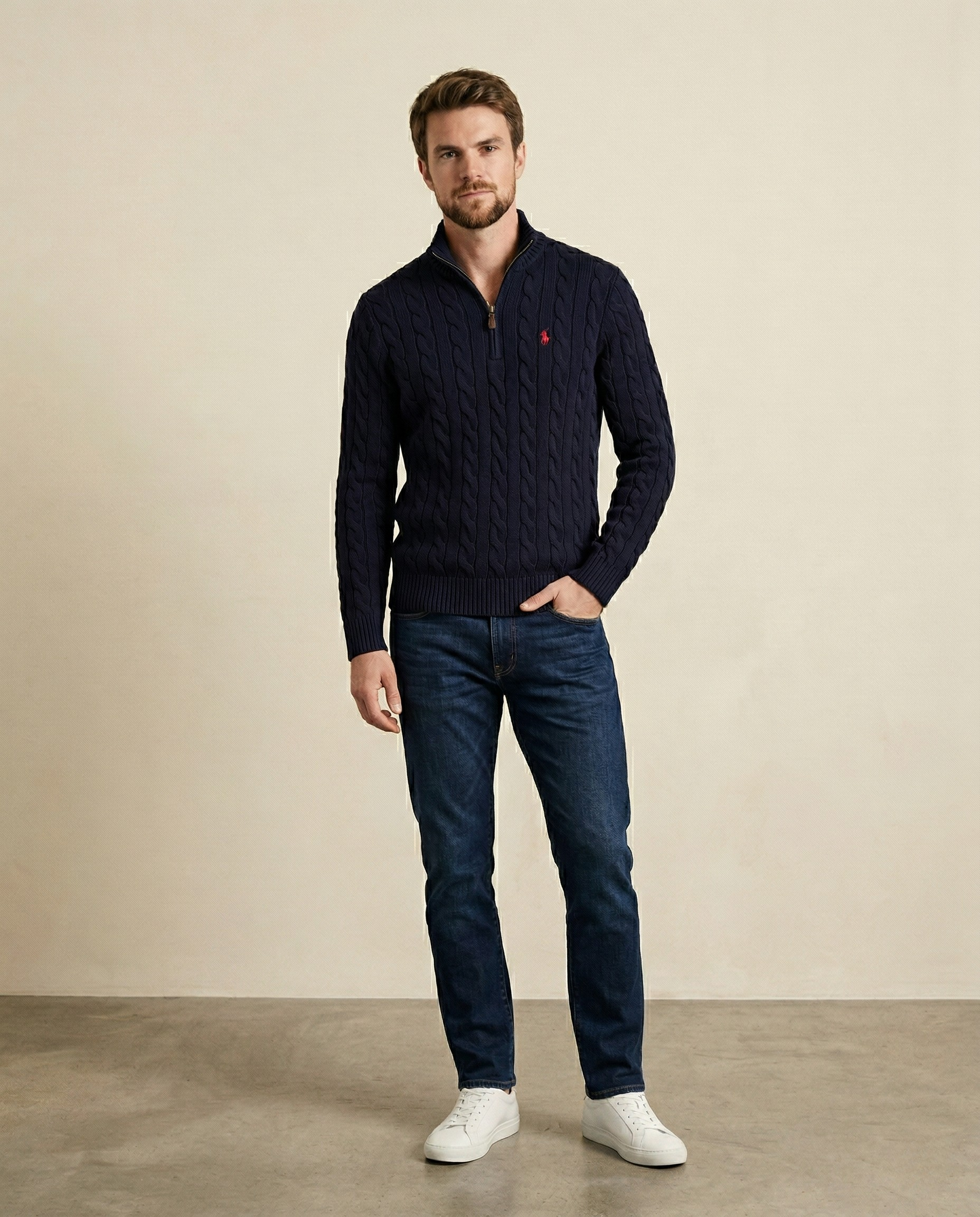 RL Timeless Fireside Textured Sweater