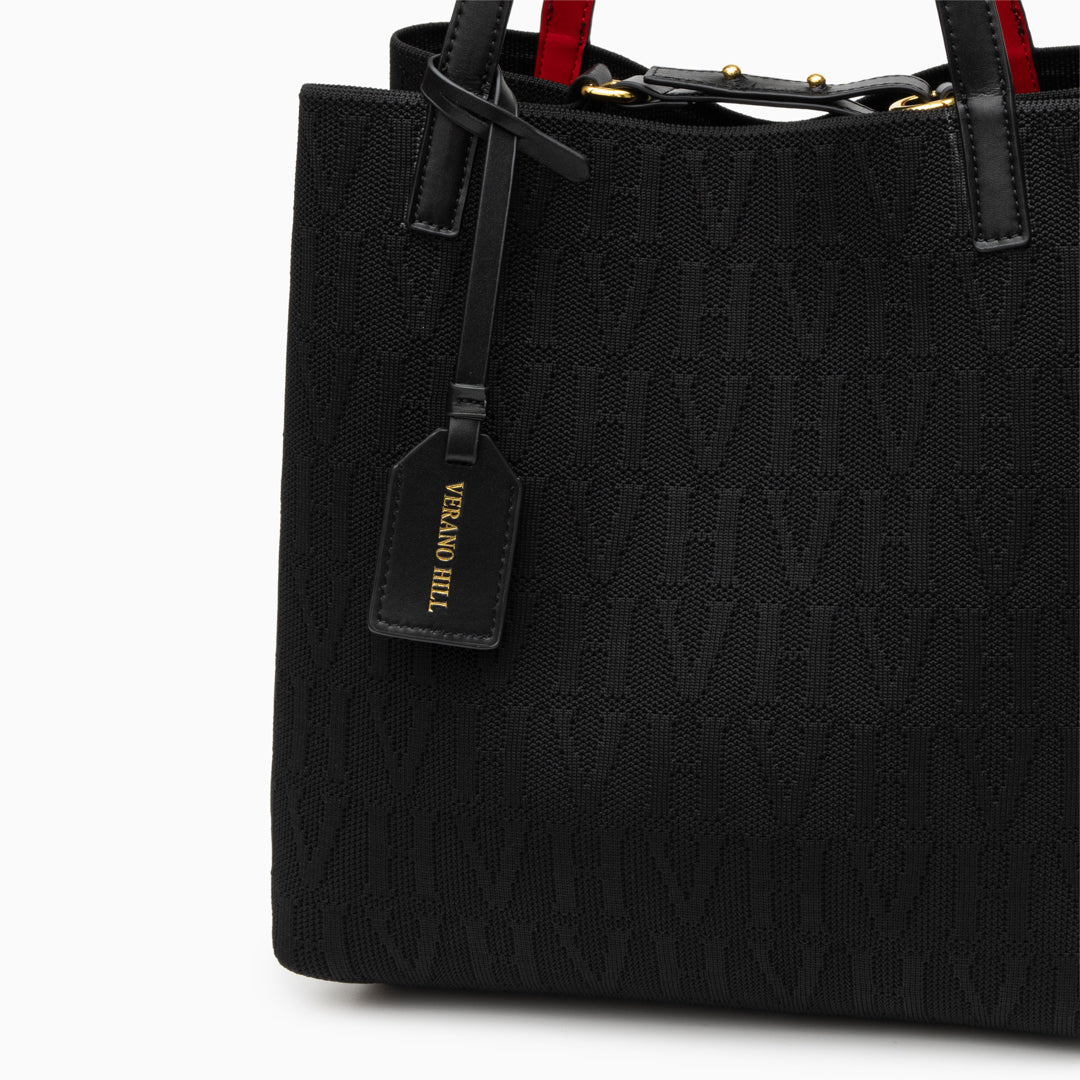 VH Textured Medium Tote Bag