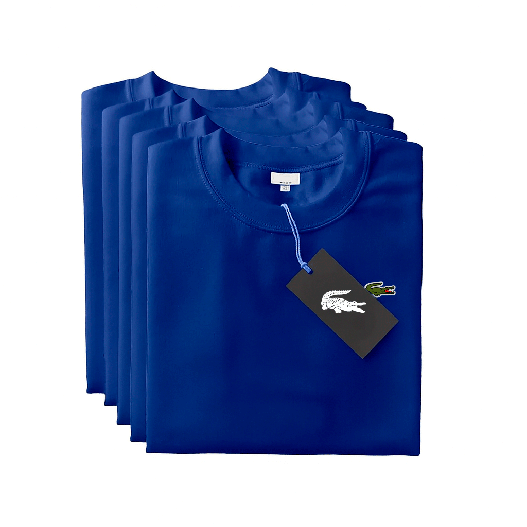 [BUY 1 GET 5] Premium T-Shirt Kit – Lacoste Essential (5 - Shirts)