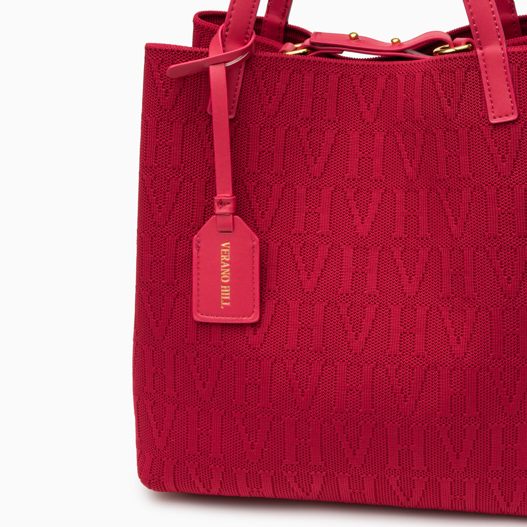 VH Textured Medium Tote Bag