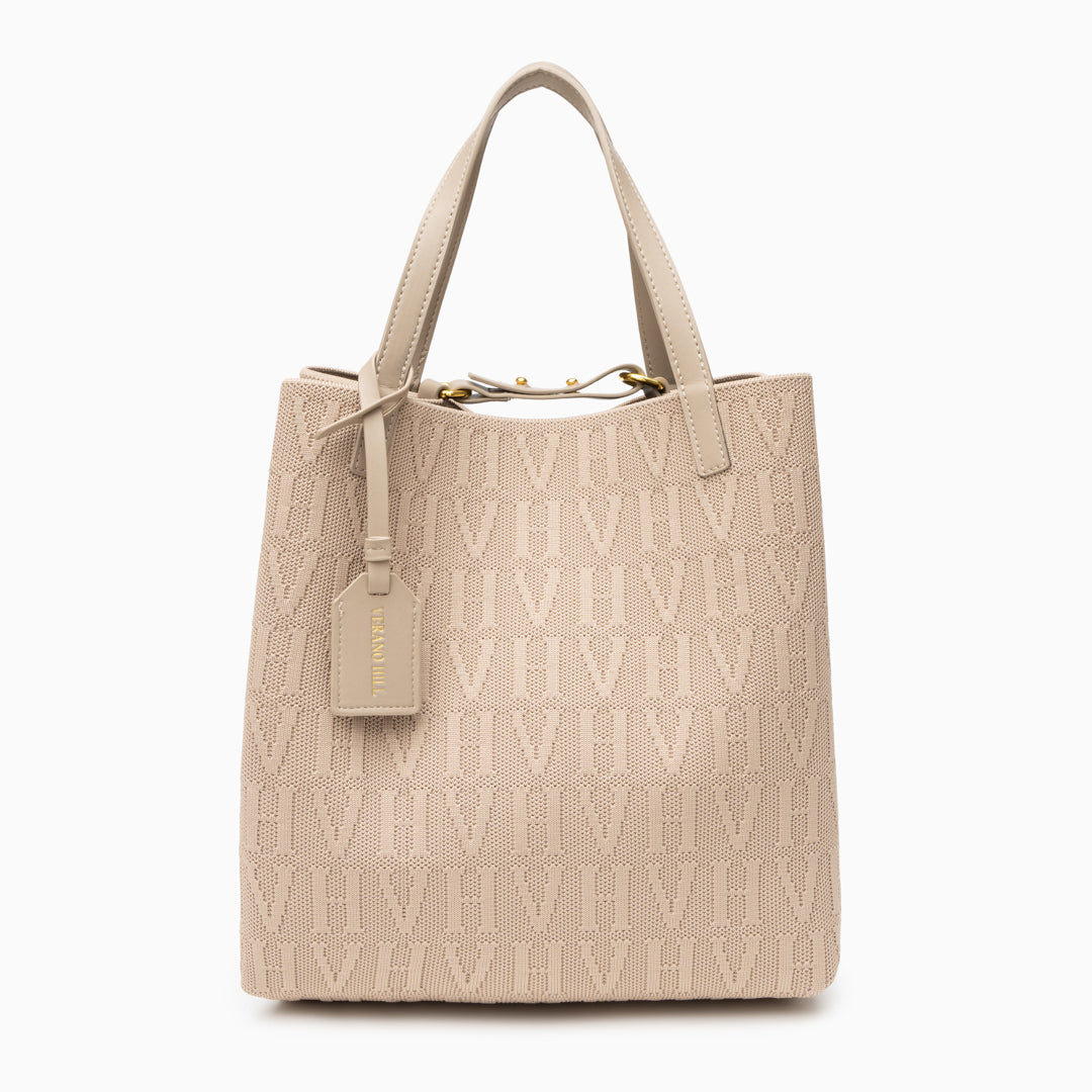 VH Textured Medium Tote Bag