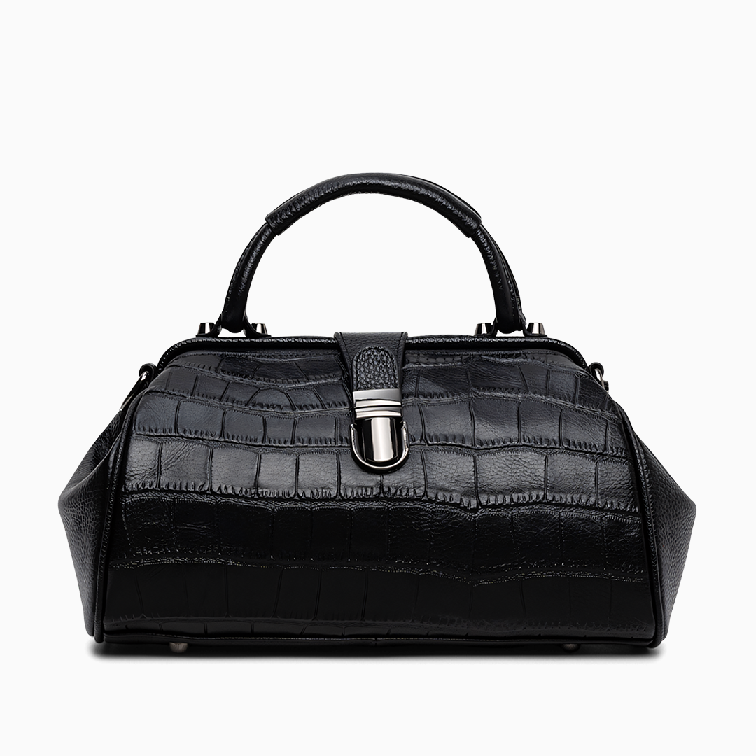 Elena Crocodile Handbag