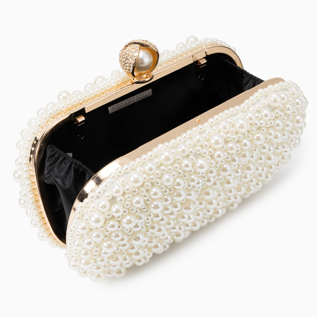 Chantal Pearl Clutch Bag