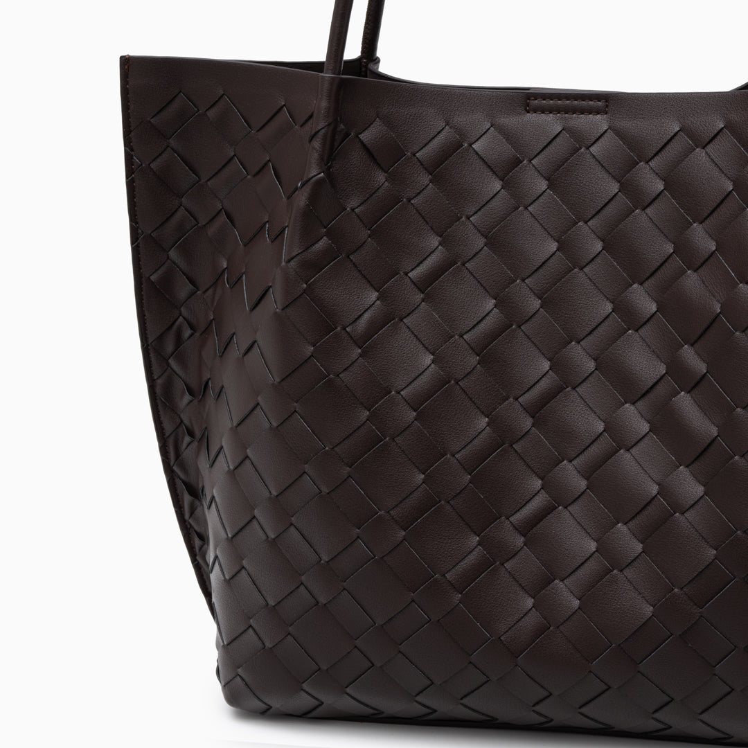 Mila Woven Shoulder Bag