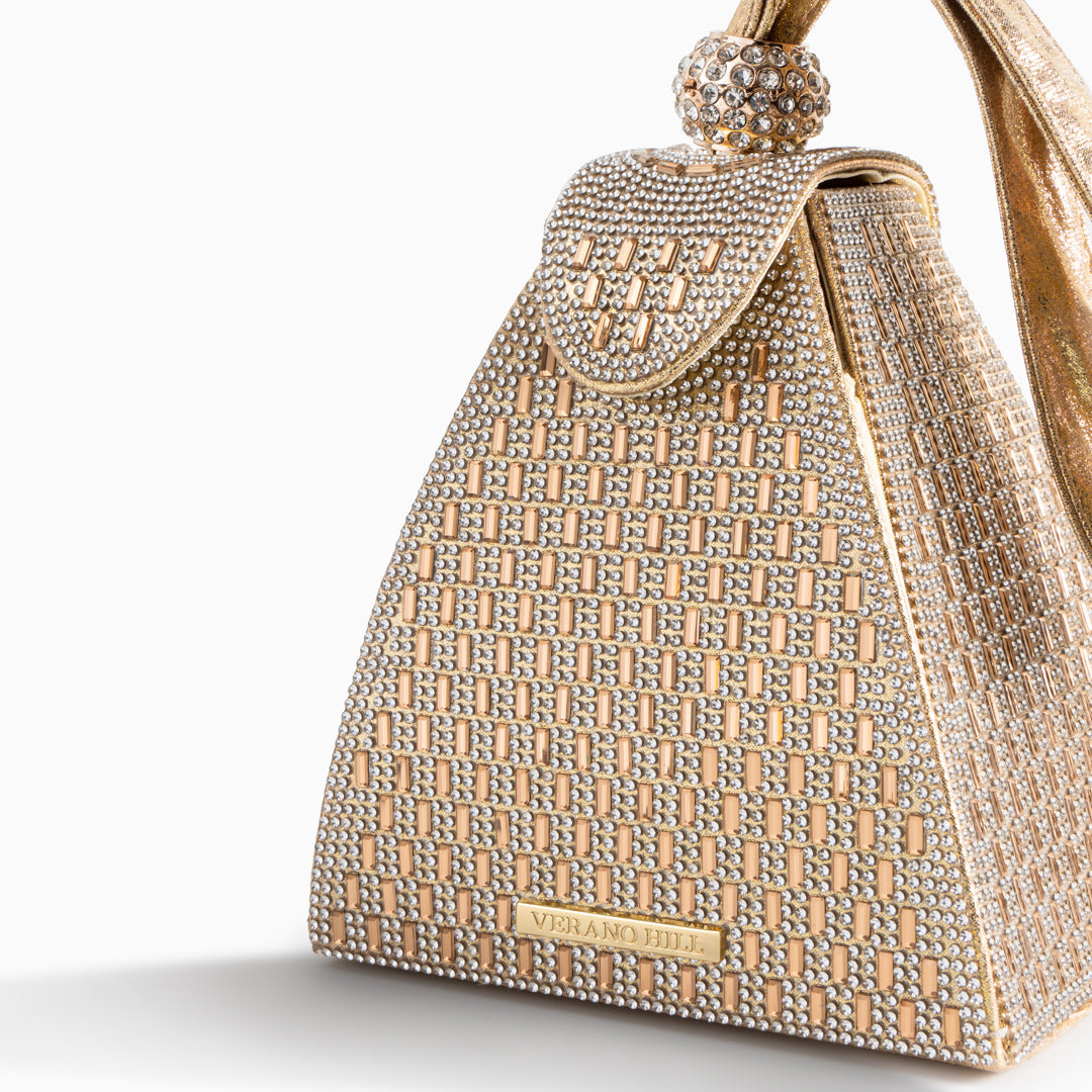 Crystal Pyramid Handbag