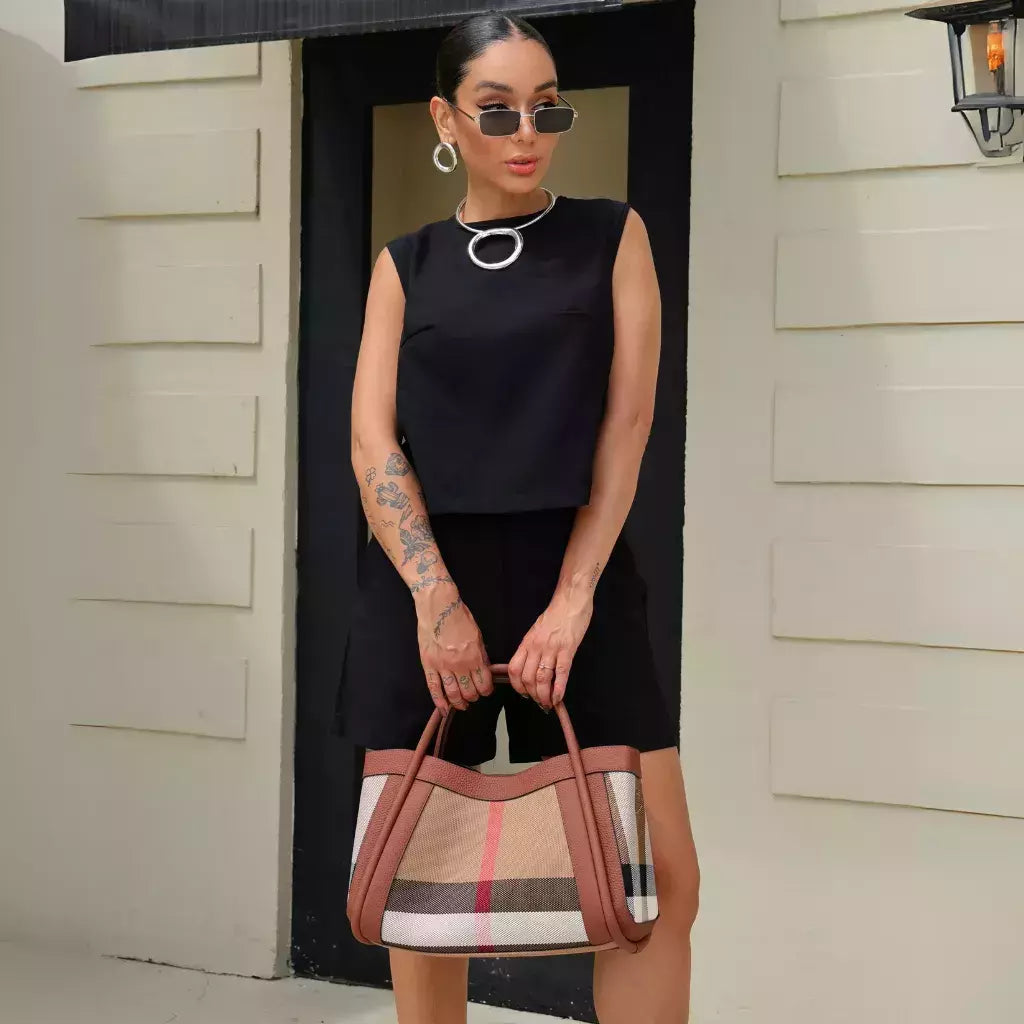 Verona™ Leather Tote + FREE Matching Luxury Organiser