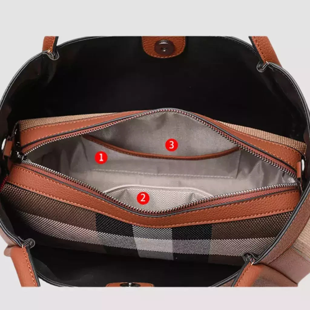 Verona™ Leather Tote + FREE Matching Luxury Organiser