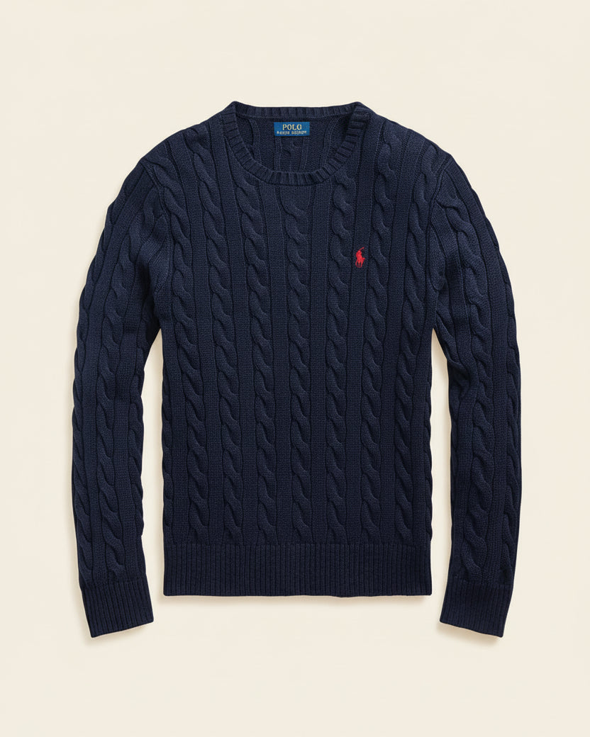 RL Cable-Knit Cotton Jumper